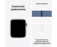 Apple Watch SE 2 40/Silver Aluminum/Winter Blue Sport Loop LTE - 1180711 - zdjęcie 8